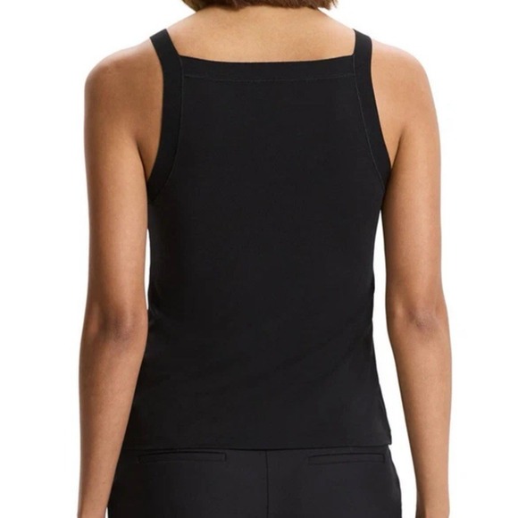 Theory Knit Square Neck Tank Top MSRP $145 Small - Picture 2 of 10